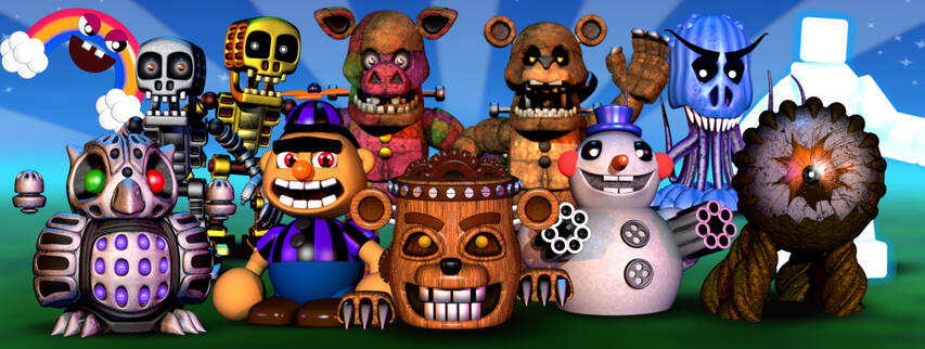 FNaF World Bosses